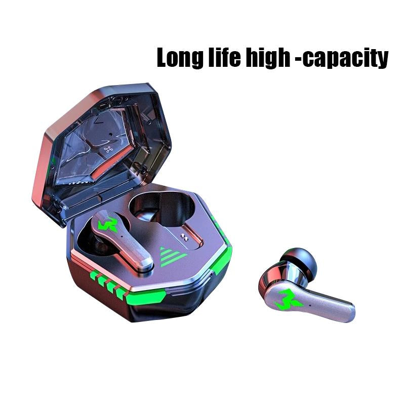 True Gaming Headset Wireless Bluetooth Headphones,In-Ear Design Headset ,HIFI Stereo Sound Quality Earbuds Airpods